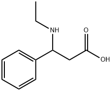 3-(Ethylamino)-3-phenylpropanoic acid,1081566-52-0,结构式