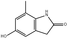 7-Methyl-5-hydroxy-2-oxindole Struktur