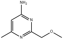 4-Pyrimidinamine, 2-(methoxymethyl)-6-methyl- Struktur