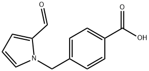 4-[(2-甲酰基-1-吡咯基)甲基]苯甲酸, 1083350-94-0, 结构式