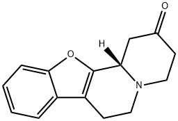 2H-Benzofuro[2,3-a]quinolizin-2-one, 1,3,4,6,7,12b-hexahydro-, (12bS)-,108392-57-0,结构式