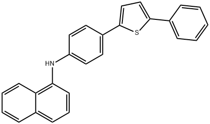 N-[5-phenyl-2-thienyl]phenyl]-1-naphthalenamine Struktur