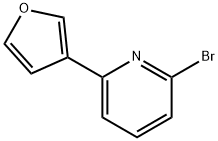 2-Bromo-6-(3-furan)pyridine Structure