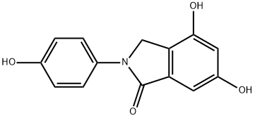 Hydroxyphenyl Dihydroxyisoindolinone 结构式