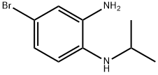 4-溴-N1-(1-甲基乙基)-1,2-苯二胺,1092292-39-1,结构式