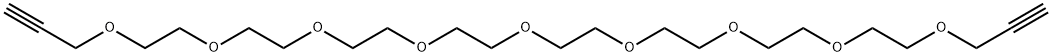 丙炔基-八聚乙二醇-丙炔基,1092554-87-4,结构式