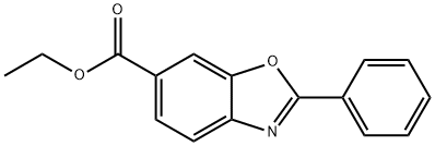 6-Benzoxazolecarboxylic acid, 2-phenyl-, ethyl ester Structure