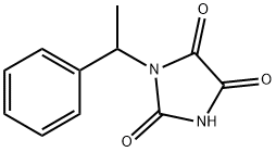 1-(1-Phenylethyl)imidazolidine-2,4,5-trione 结构式