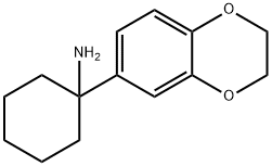 1-(2,3-Dihydro-1,4-benzodioxin-6-yl)cyclohexanamine,1094379-68-6,结构式