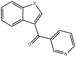 3-(1-Benzothiophene-3-carbonyl)pyridine Structure