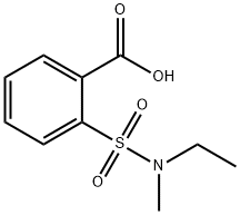 2-[Ethyl(methyl)sulfamoyl]benzoic Acid Struktur