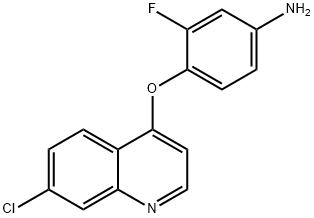 4-[(7-氯喹啉-4-基)氧基]-3-氟苯胺, 1094937-81-1, 结构式