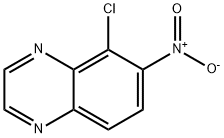 Quinoxaline, 5-chloro-6-nitro- Structure