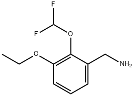 2-(difluoromethoxy)-3-ethoxyphenyl]methanamine Structure
