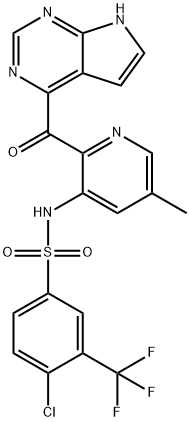 CCX140|3-三氟甲基-4-氯-N-[2-[7H-吡咯并[2,3-D]嘧啶-4-羰基]-5-甲基-3-吡啶基]苯磺酰胺