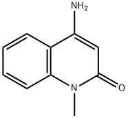 4-胺-1-甲基-1,2-二氢喹啉-2-酮 结构式