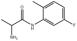 N~1~-(5-fluoro-2-methylphenyl)alaninamide(SALTDATA: HCl) Structure
