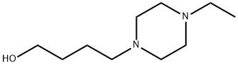 1-Piperazinebutanol,4-ethyl-(6CI) Structure