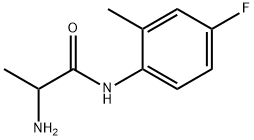 N~1~-(4-fluoro-2-methylphenyl)alaninamide(SALTDATA: HCl),1104919-88-1,结构式
