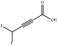 2-Butynoic acid, 4,4-difluoro- Structure