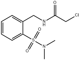 2-chloro-N-{[2-(dimethylsulfamoyl)phenyl]methyl}acetamide Structure