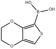 Boronic acid, B-(2,3-dihydrothieno[3,4-b]-1,4-dioxin-5-yl)- Struktur