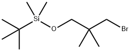 Silane, (3-bromo-2,2-dimethylpropoxy)(1,1-dimethylethyl)dimethyl- Struktur