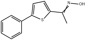 N-[1-(5-phenylthiophen-2-yl)ethylidene]hydroxylamine Structure