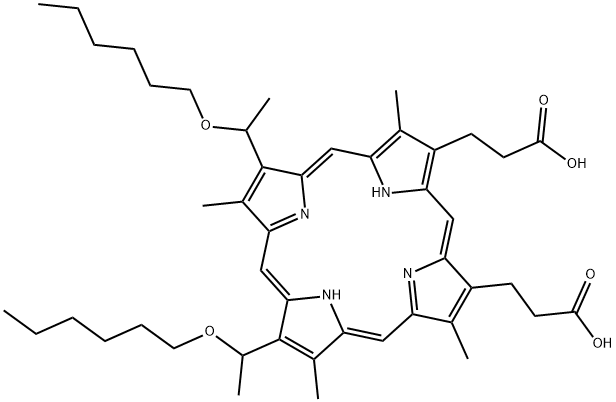 111922-13-5 hematoporphyrin dihexyl ether