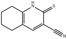 2-Sulfanyl-5,6,7,8-tetrahydroquinoline-3-carbonitrile 结构式