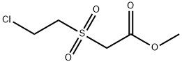 Methyl 2-((2-chloroethyl)sulfonyl)acetate, 113207-11-7, 结构式