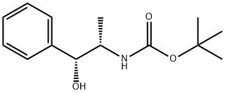 Carbamic acid, N-[(1S,2R)-2-hydroxy-1-methyl-2-phenylethyl]-, 1,1-dimethylethyl ester,113322-99-9,结构式