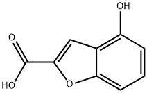 4-羟基苯并呋喃-2-甲酸, 113511-42-5, 结构式