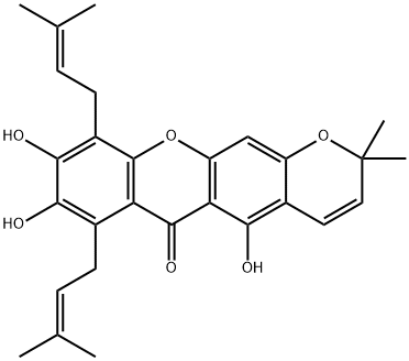 Butyraxanthone B Structure