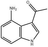 1-(4-amino-1H-indol-3-yl)ethan-1-one Struktur