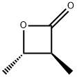 2-Oxetanone, 3,4-dimethyl-, (3S-trans)- (9CI)