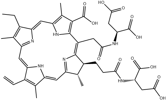 diaspartyl chlorin e6 Structure