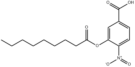 Benzoic acid, 4-nitro-3-[(1-oxononyl)oxy]-