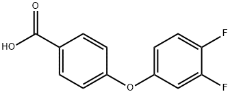 4-(3,4-二氟苯氧基)苯甲酸,1153088-42-6,结构式