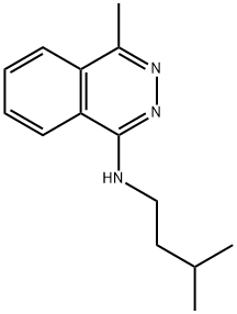 4-Methyl-N-(3-methylbutyl)phthalazin-1-amine 化学構造式