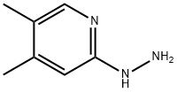 2-hydrazinyl-4,5-dimethylpyridine Structure