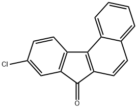 7H-Benzo[c]fluoren-7-one, 9-chloro- 化学構造式