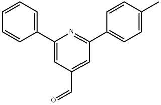 JR-9163, 2-Phenyl-6-p-tolylpyridine-4-carbaldehyde, 97% Struktur