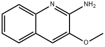 2-Quinolinamine, 3-methoxy- Struktur