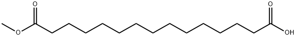 Pentadecanedioic acid 1-methyl ester, 116311-04-7, 结构式