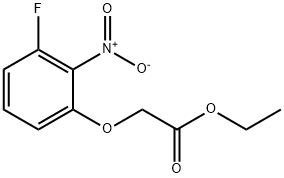 Ethyl 2-(3-fluoro-2-nitrophenoxy)acetate Structure