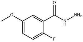 2-Fluoro-5-methoxy-benzhydrazide Structure