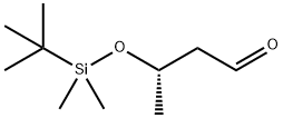 Butanal, 3-[[(1,1-dimethylethyl)dimethylsilyl]oxy]-, (3S)- Structure