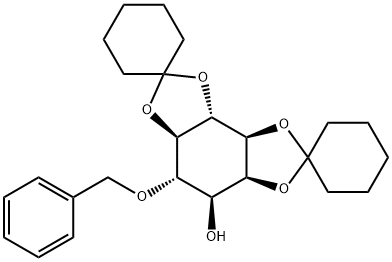 4-O-苄基-1,2:3,4-二-O-环亚己基-D-肌醇,116907-54-1,结构式