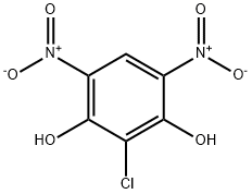 2-氯-4.6-二硝基间苯二酚 结构式